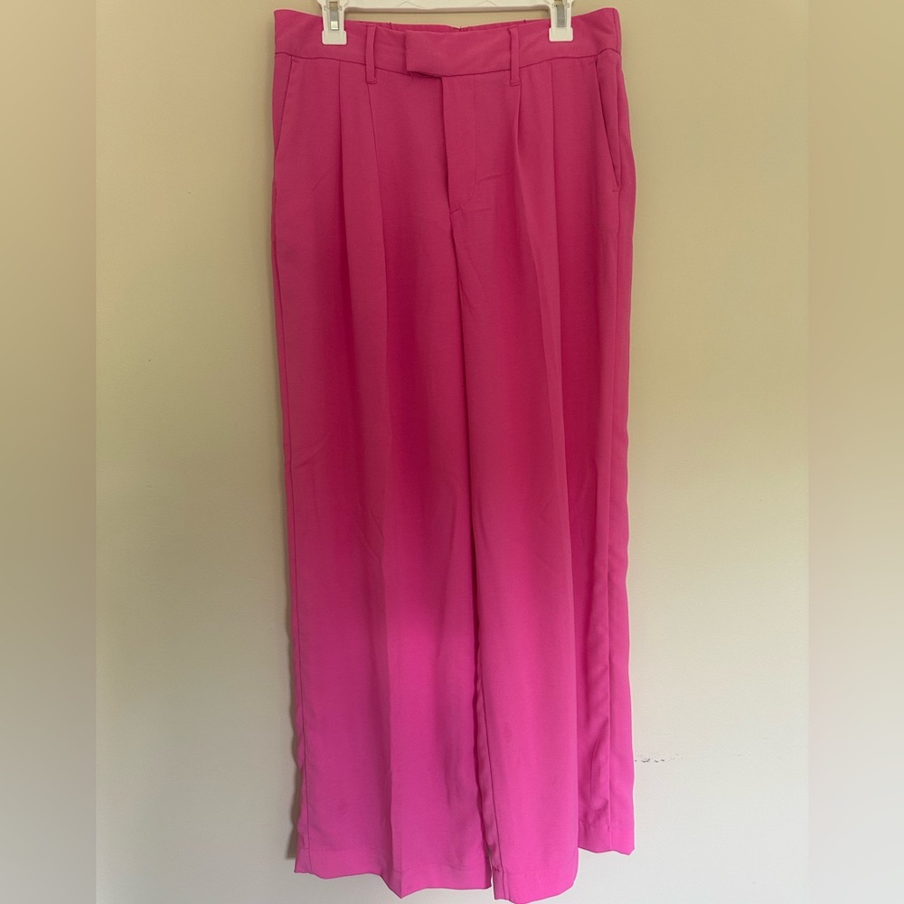 Hot pink dress pants